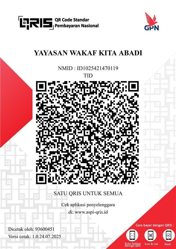 QRIS Donasi Yayasan Wakaf Kita Abadi